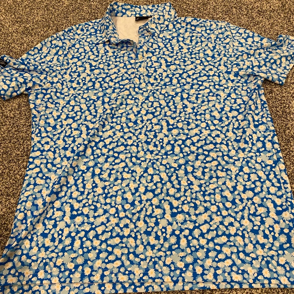 Sunday Swagger Floral XL Polo